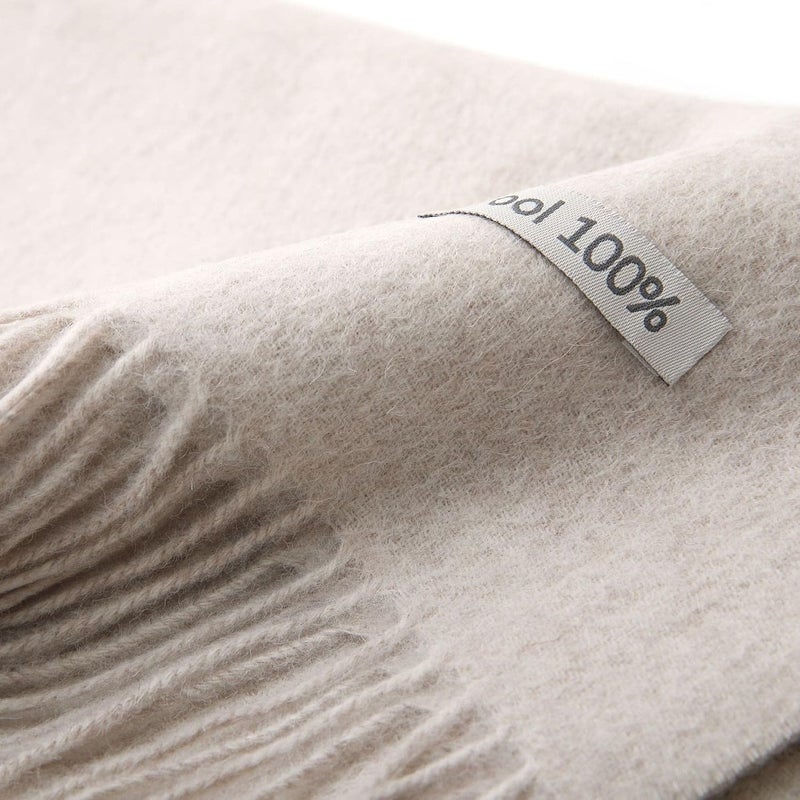 linişte 100% Wool Scarf - Men and Women Winter Warm Soft Luxurious Solid Colors Gift Box - Image 5